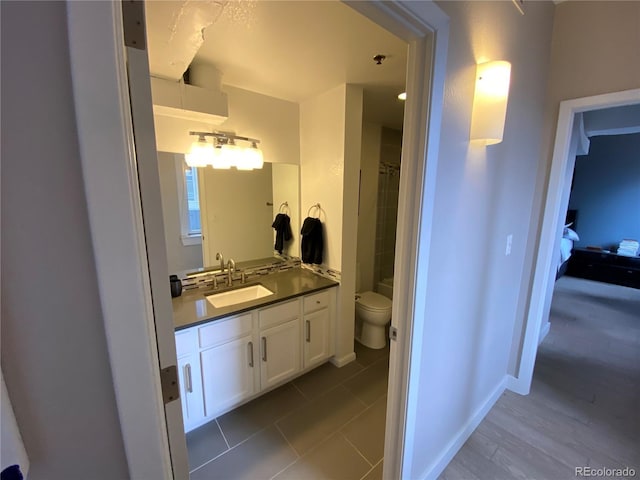 444 17th St Unit 508, Denver, CO 80202 - ensuite bathroom featuring vanity and tile patterned floors