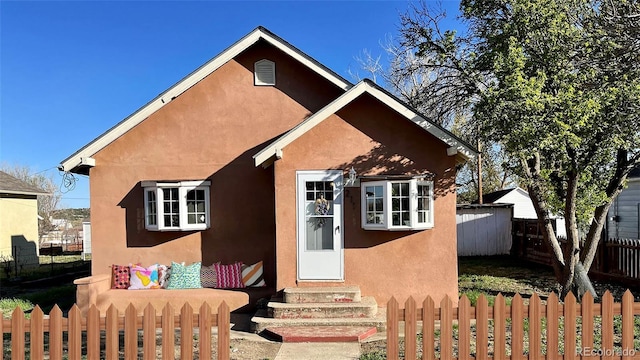 view of front of home