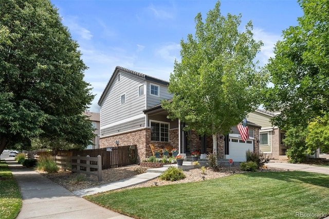 16086 E 97th Pl, Commerce City, CO 80022 - view of front of house featuring brick siding and driveway