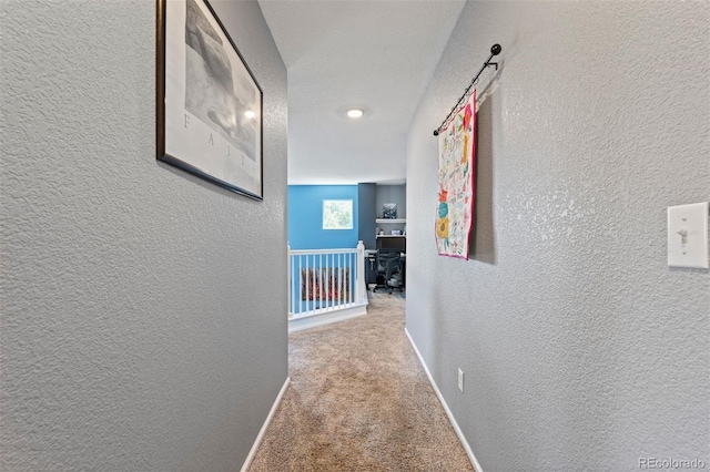16086 E 97th Pl, Commerce City, CO 80022 - hall with a textured wall and carpet