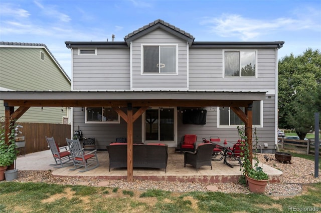 16086 E 97th Pl, Commerce City, CO 80022 - rear view of property with an outdoor living space and a patio