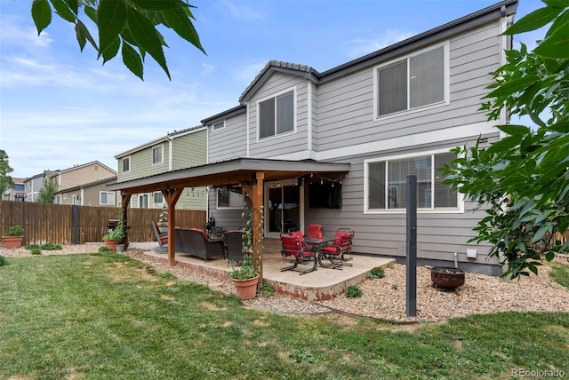 16086 E 97th Pl, Commerce City, CO 80022 - back of property with a patio area