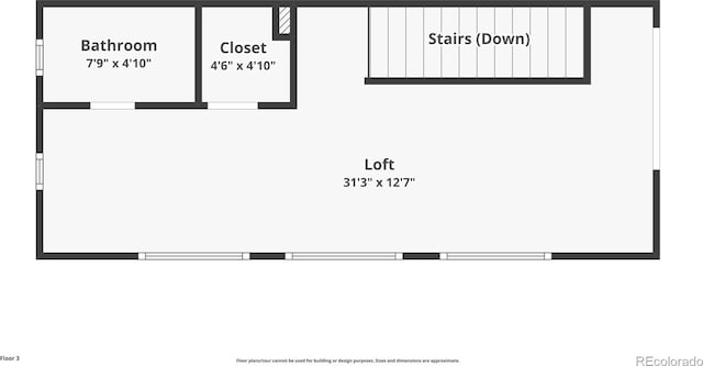 3690 W Byron Pl, Denver, CO 80211 - view of floor plan / room layout