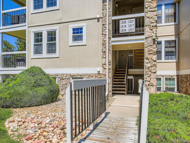 7700 N Depew St Unit 1518, Arvada, CO 80003 - entrance to property with stone siding