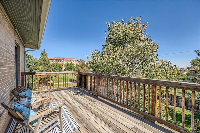 2854 Eliot St, Denver, CO 80211 - view of wooden terrace