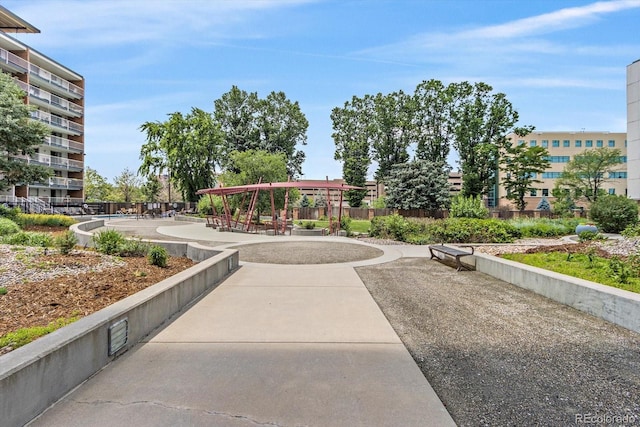 view of property's community