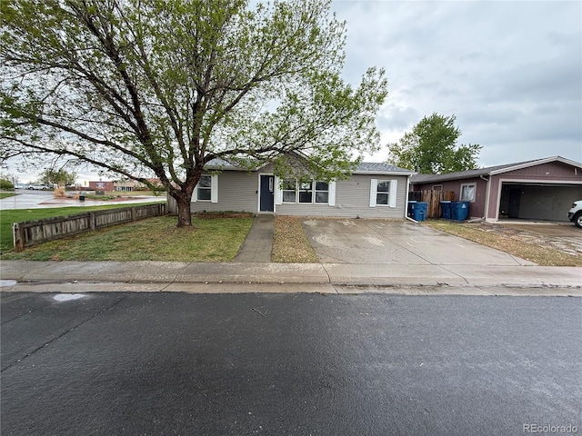 201 Valdai St, Brighton, CO 80603 - view of front of property with concrete driveway