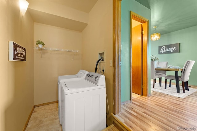 428 Ridge Dr, Divide, CO 80814 - laundry area featuring separate washer and dryer and baseboards