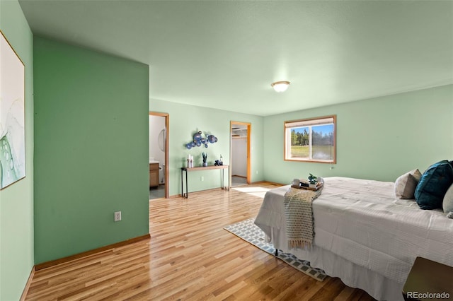428 Ridge Dr, Divide, CO 80814 - bedroom featuring light wood finished floors and baseboards