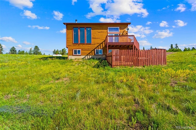 428 Ridge Dr, Divide, CO 80814 - back of house featuring a wooden deck