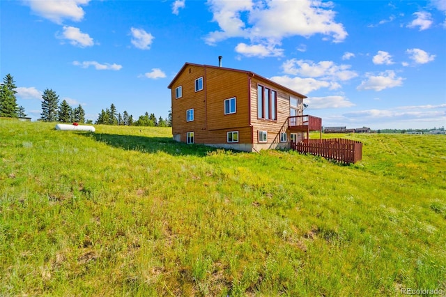 428 Ridge Dr, Divide, CO 80814 - rear view of house featuring a deck
