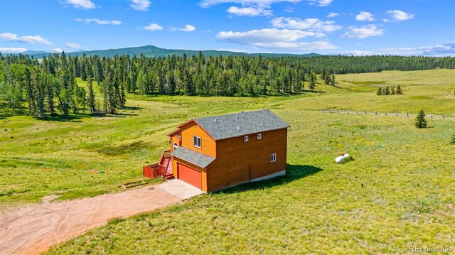 428 Ridge Dr, Divide, CO 80814 - aerial view of sparsely populated area with mountains