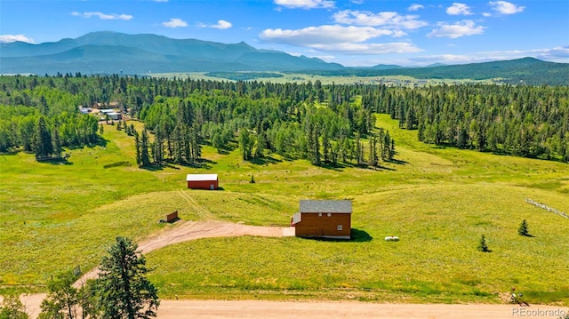 428 Ridge Dr, Divide, CO 80814 - bird's eye view of a mountain backdrop