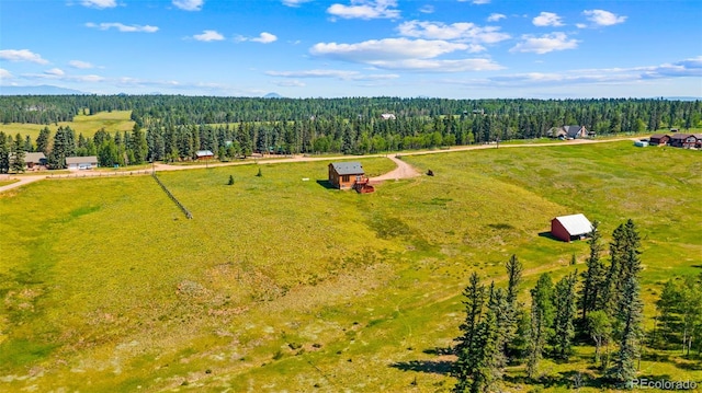 428 Ridge Dr, Divide, CO 80814 - overview of rural landscape with a heavily wooded area