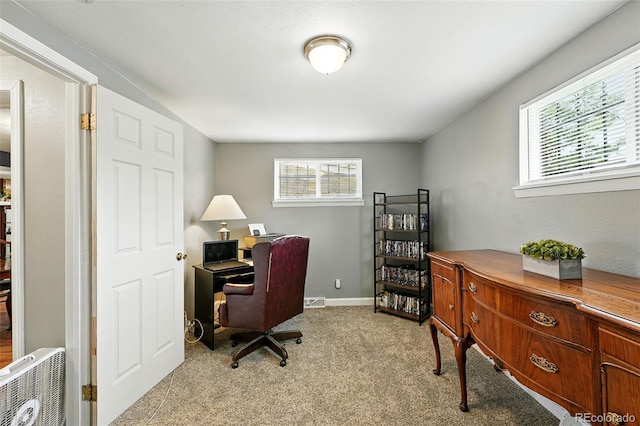 2461 Niagara St, Denver, CO 80207 - office area with plenty of natural light and light colored carpet