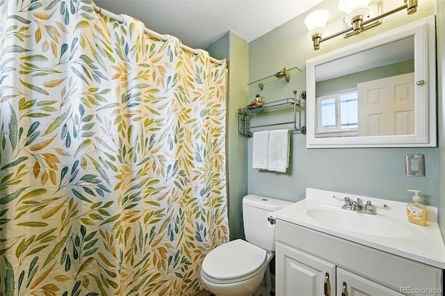2461 Niagara St, Denver, CO 80207 - bathroom featuring vanity and a shower with curtain