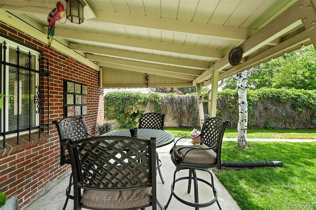 2461 Niagara St, Denver, CO 80207 - view of patio featuring outdoor dining area