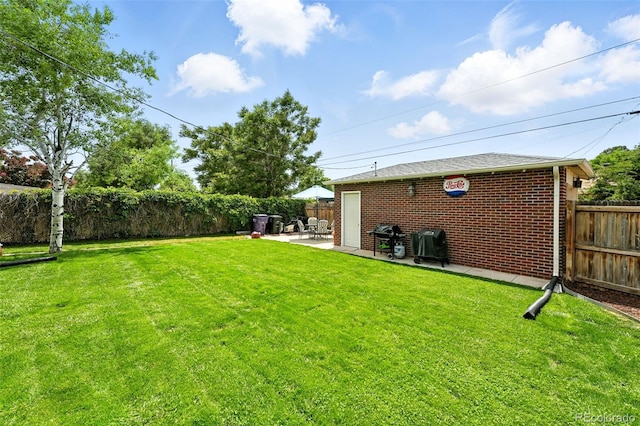 2461 Niagara St, Denver, CO 80207 - fenced backyard with a patio