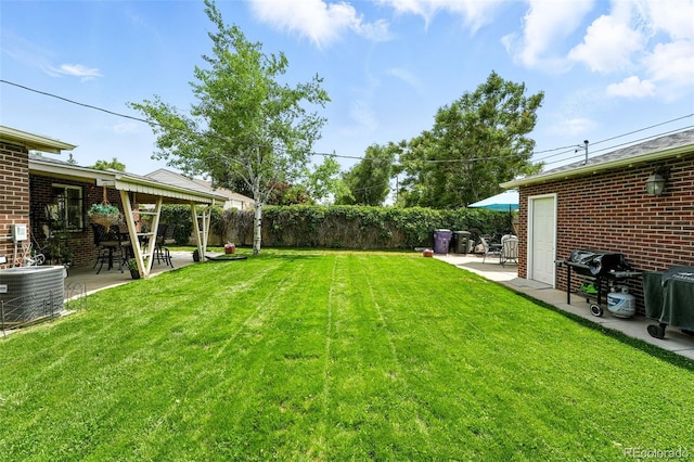 2461 Niagara St, Denver, CO 80207 - fenced backyard with a patio
