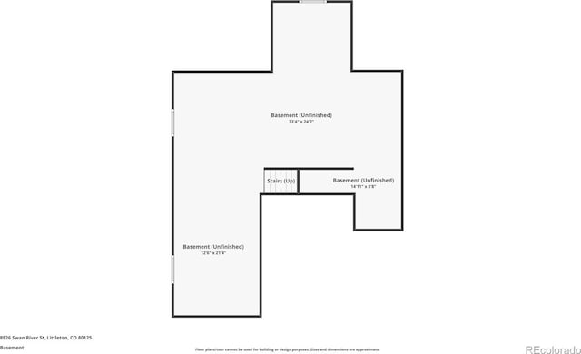 8926 Swan River St, Littleton, CO 80125 - view of property floor plan