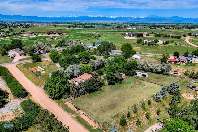1813 Pikes Peak St, Erie, CO 80516 - overview of rural landscape featuring a mountain backdrop