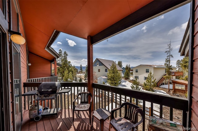 56 Gcr 834 Unit 2F, Fraser, CO 80442 - balcony with a residential view and area for grilling