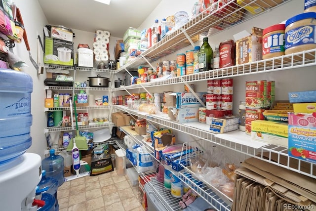 view of pantry