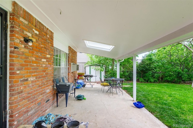 9540 E Grand Pl, Greenwood Village, CO 80111 - view of patio featuring outdoor dining area and a grill