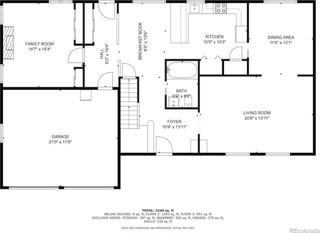 9540 E Grand Pl, Greenwood Village, CO 80111 - floor plan / room layout