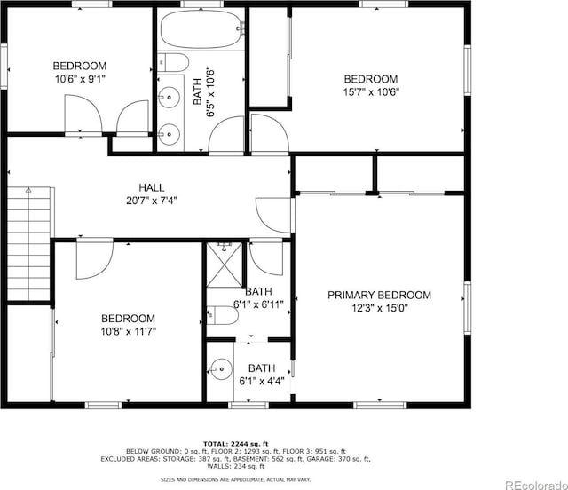 9540 E Grand Pl, Greenwood Village, CO 80111 - floor plan / room layout