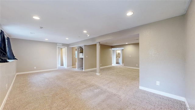15926 Butterwort Cir, Parker, CO 80134 - unfurnished room with light carpet and recessed lighting