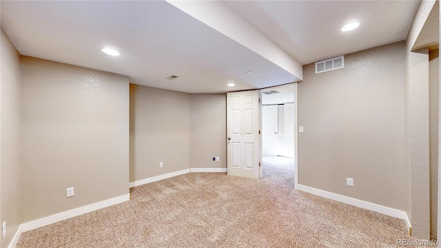 15926 Butterwort Cir, Parker, CO 80134 - finished basement with recessed lighting and light colored carpet