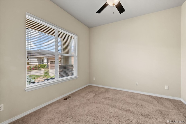 15414 Xenia Ct, Thornton, CO 80602 - carpeted spare room featuring a ceiling fan and baseboards