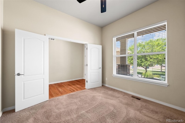 15414 Xenia Ct, Thornton, CO 80602 - unfurnished bedroom with carpet floors and ceiling fan