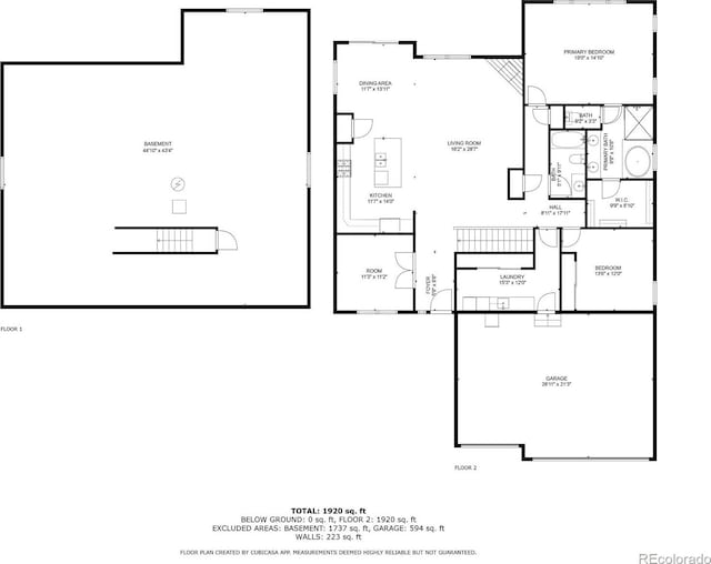 15414 Xenia Ct, Thornton, CO 80602 - view of property floor plan