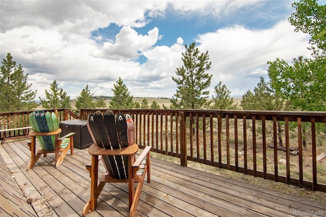 244 Lariat Loop, Hartsel, CO 80449 - view of deck