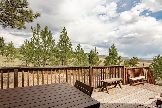 244 Lariat Loop, Hartsel, CO 80449 - view of wooden deck