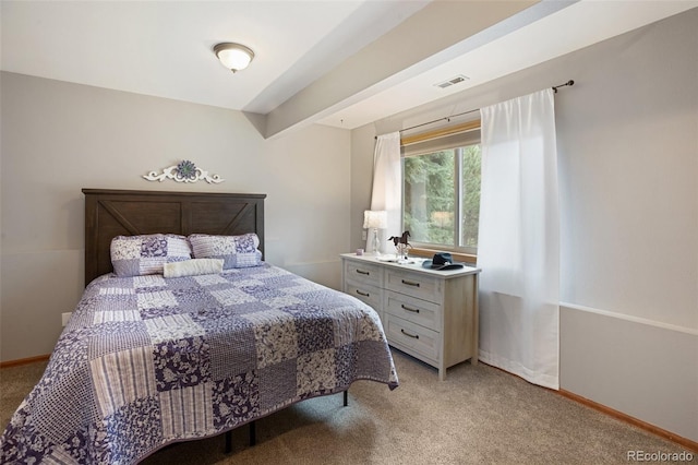 120 Red Rock Ct, Woodland Park, CO 80863 - bedroom featuring light carpet and baseboards