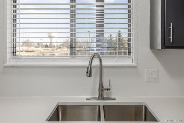 interior details with sink