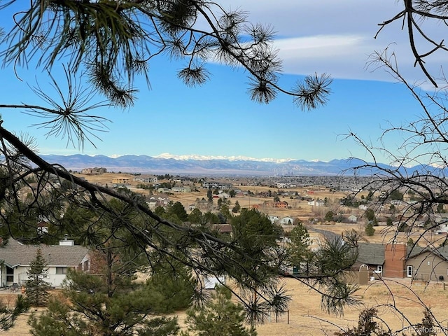 view of mountain feature