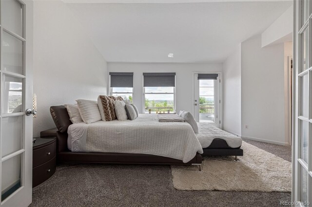 6260 Everett Ct Unit D, Arvada, CO 80004 - bedroom featuring carpet, access to outside, and baseboards
