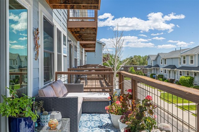 6260 Everett Ct Unit D, Arvada, CO 80004 - balcony featuring a residential view