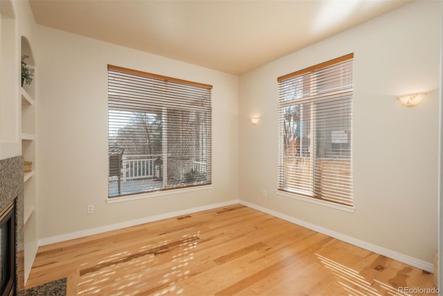 interior space featuring hardwood / wood-style flooring