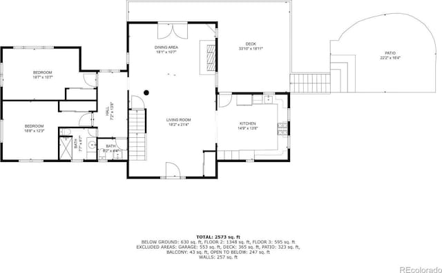 13416 Kuehster Rd, Littleton, CO 80127 - view of room layout