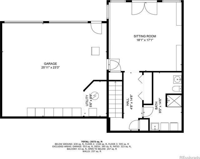 13416 Kuehster Rd, Littleton, CO 80127 - view of floor plan / room layout