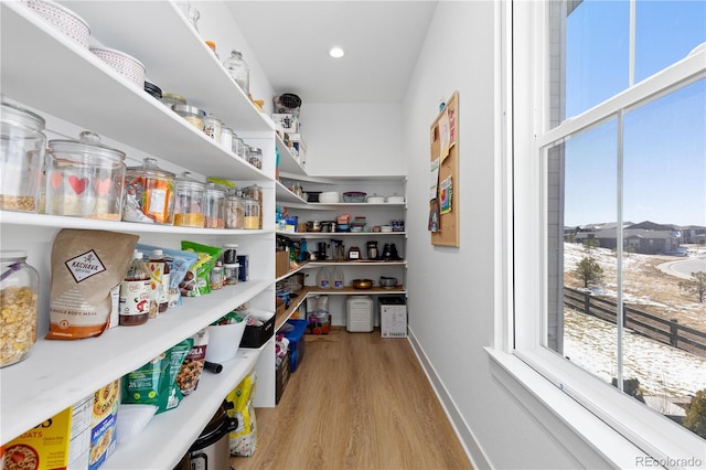 view of pantry