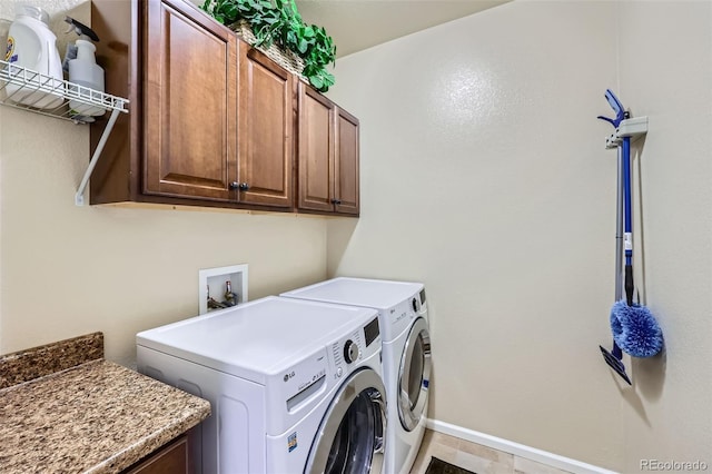 2872 Dreamcatcher Loop, Castle Rock, CO 80109 - washroom featuring cabinet space and washer and clothes dryer