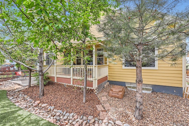 2872 Dreamcatcher Loop, Castle Rock, CO 80109 - view of front facade featuring a deck