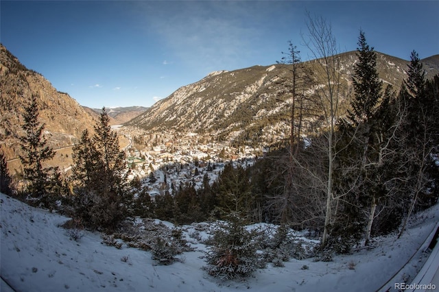 view of mountain feature