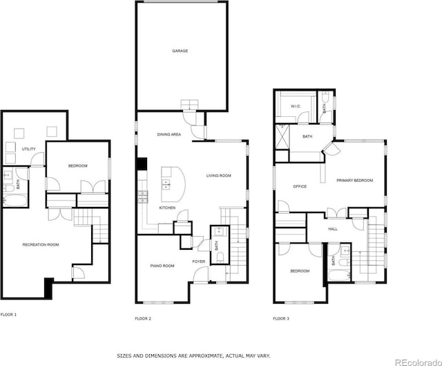 1928 W 67th Pl, Denver, CO 80221 - floor plan / room layout